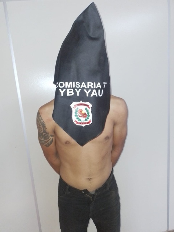 Aprehendido por Violencia Familiar y Resistencia en Yby Yaú