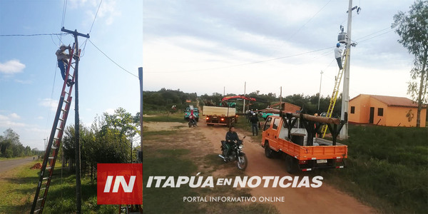 ANDE REALIZA IMPORTANTES TRABAJOS DE MANTENIMIENTO EN SAN PEDRO DEL PARANÁ - Itapúa Noticias