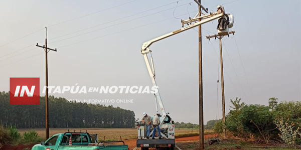ANDE ANUNCIA TRABAJOS DE MANTENIMIENTO EN NATALIO Y ALREDEDORES - Itapúa Noticias