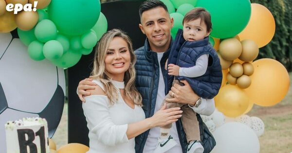 ¡Qué lindo! Dahiana y Blas celebran el primer añito de su hijo Bastian