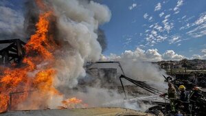 Incendio en Israel tras ataques de misiles desde el Líbano