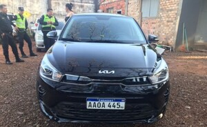 Joven fue capturado tras hurtar un auto de un lavadero
