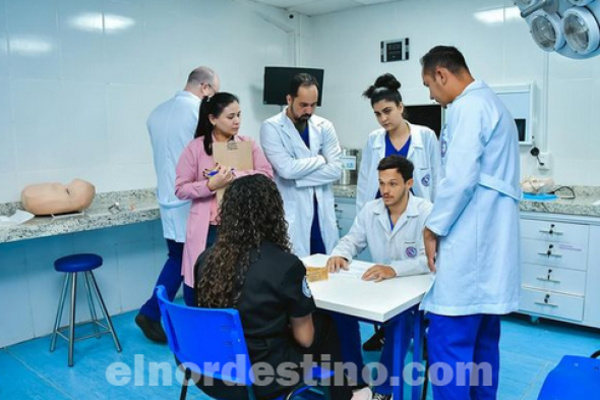 Autoridades de Educación Superior visitaron y calificaron positivamente la estructura de Universidad Central del Paraguay - El Nordestino