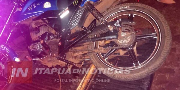 DOS MENORES DE EDAD LESIONADOS TRAS CAER DE UNA MOTOCICLETA - Itapúa Noticias