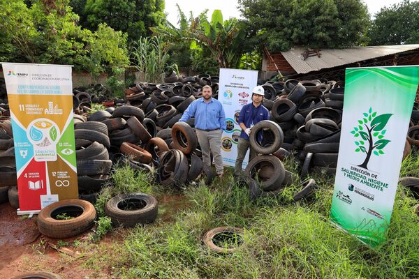 Itaipú recolectó más de 30 toneladas de neumáticos usados - El Independiente