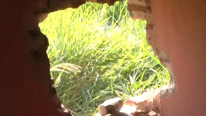 Ladrones aprovecharon que no había nadie en una casa para abrir boquete y robar televisor