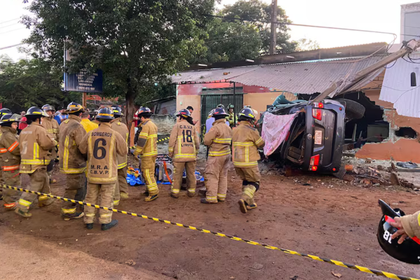 (VIDEO). Tremendo video del accidente fatal que ocurrió en Limpio