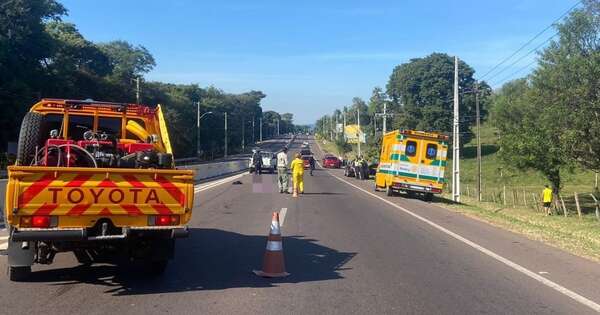 Diario HOY | Accidente fatal en Ruta PY02: peatón murió arrollado por un lujoso vehículo