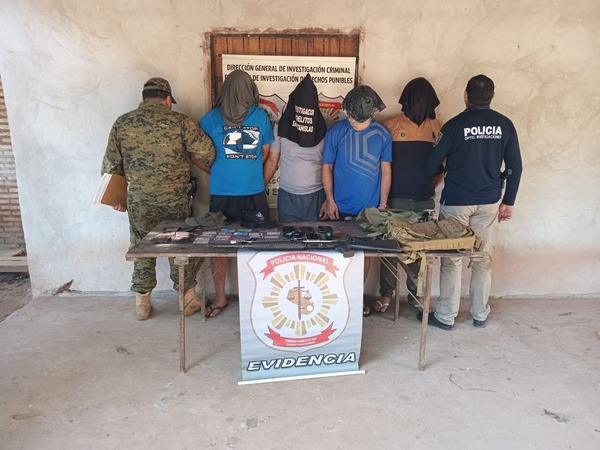 Cuatro detenidos por robo agravado e incautación de objetos en San Pedro