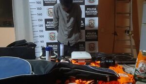Guardias ciudadanos detuvieron a ratero con objetos hurtados