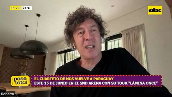 Cuarteto de Nos vuelve a Paraguay: conversamos con el vocalista Roberto Musso - Pase Total - ABC Color