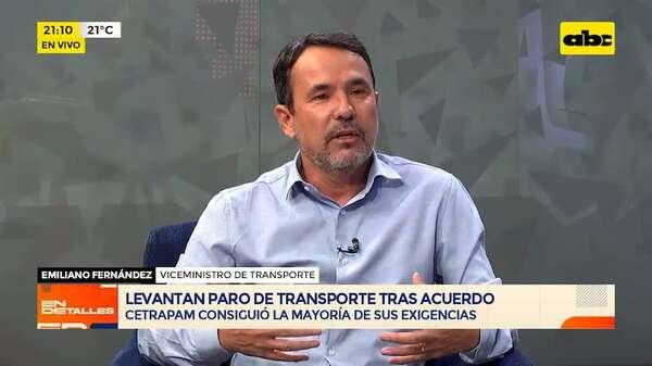 Video: levantan paro de transporte tras acuerdo - En Detalles - ABC Color