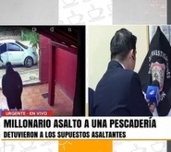 Arrestan a presunto asaltante de una pescadería - Paraguay.com