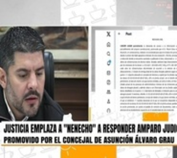 Nenecho tiene 15 días para responder al concejal Grau - Paraguay.com