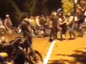 (VIDEO)Fiesta de San Juan terminó en feroz moquete