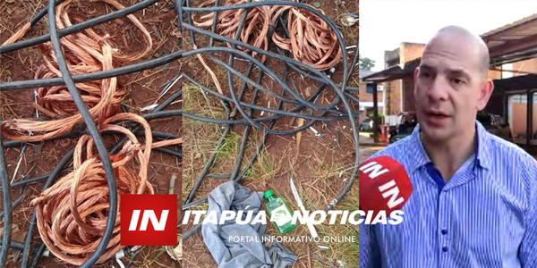 ANDE CONTINÚA REPONIENDO CONDUCTORES HURTADOS EN ENCARNACIÓN - Itapúa Noticias