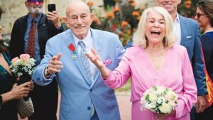 Veterano de la II Guerra Mundial se casó a los 100 años