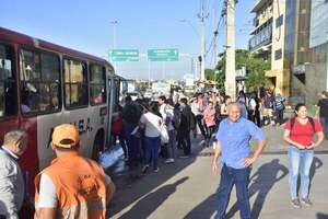 Levantamiento del paro de transporte fue gracias a la firmeza de de la ciudadanía, aseguran desde Opama - Nacionales - ABC Color