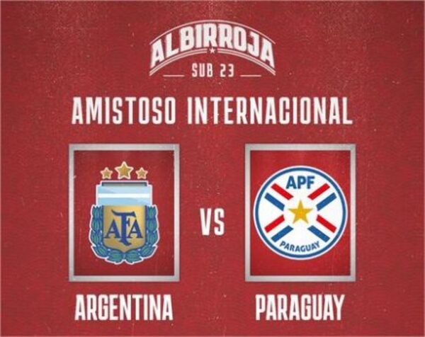 Nuevo revés de Albirroja sub 23 frente a Argentina