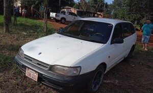 Recuperan vehículo robado y aprehenden a un joven