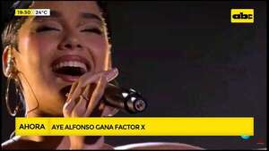 Video: ¡Aye Alfonso es la ganadora de Factor X España! - ABC Noticias - ABC Color