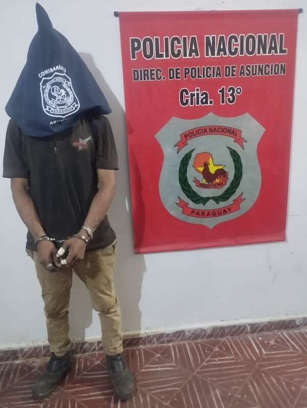 Asunción: aprehenden a un hombre por hurto agravado y recuperan objetos robados - Policiales - ABC Color