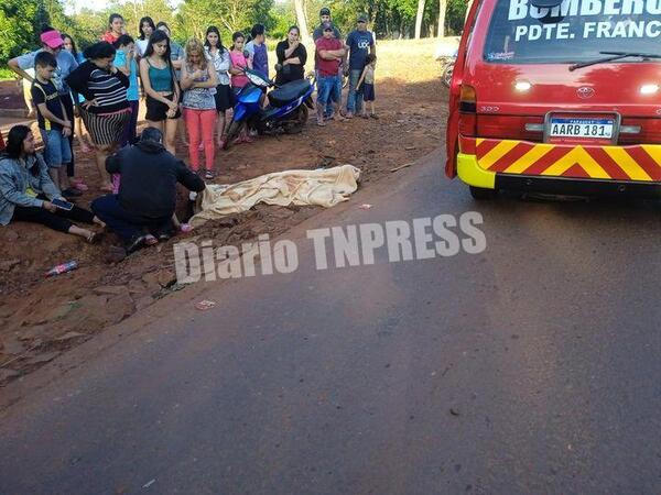 Adolescente muere arrollada en Presidente Franco – Diario TNPRESS