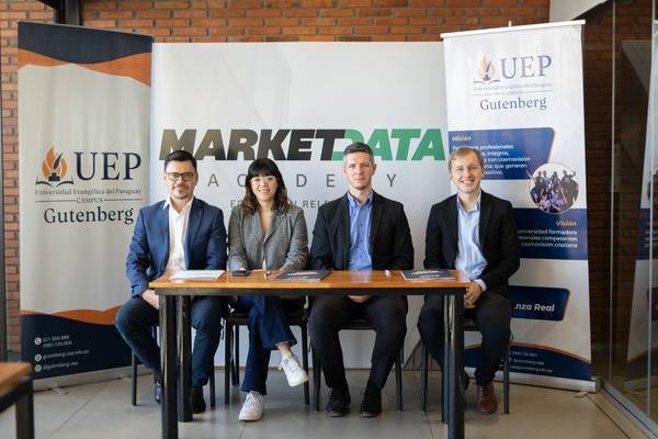 Educación: MarketData Academy y la Universidad Evangélica del Paraguay firman convenio de cooperación - MarketData