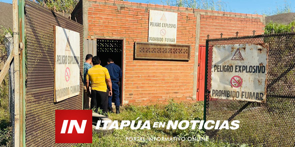 HURTARON EXPLOSIVOS DE UNA CANTERA EN SAN JUAN DEL PARANÁ - Itapúa Noticias