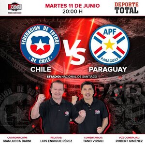 Paraguay enfrenta a Chile y lo podrás vivir por la 780AM - Megacadena - Diario Digital