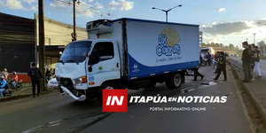 CAMIÓN DE LÁCTEOS LOS COLONOS PROVOCA CHOQUE EN CADENA DEJANDO HERIDOS Y DAÑOS MATERIALES - Itapúa Noticias