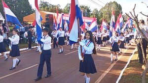 Bella Vista celebró la Paz del Chaco con un colorido desfile