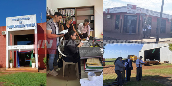 ALLANAMIENTOS SIMULTÁNEOS POR SUPUESTOS HECHOS DE CORRUPCIÓN EN TOMÁS ROMERO PEREIRA - Itapúa Noticias