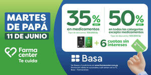 ¡Martes de papá con Farmacenter y Basa!