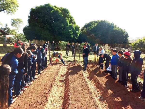 Impulsan huertas escolares como alternativa sustentable y de aprendizaje en Carapeguá - Nacionales - ABC Color