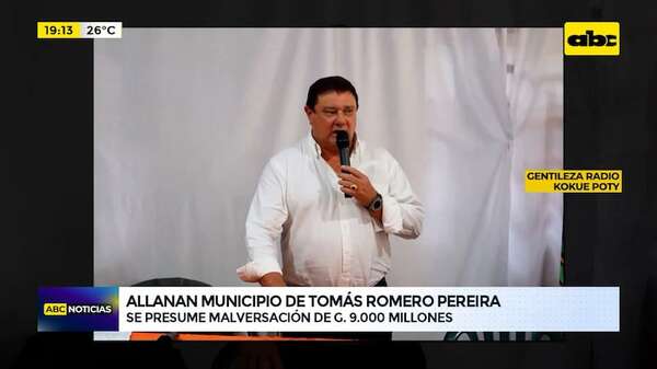 Video: allanaron municipalidad de Tomás Romero Pereira por presunta corrupción - ABC Noticias - ABC Color