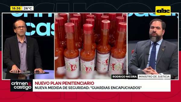 Video: Ministro de Justicia habla sobre el emprendimiento ‘’Prisioneros del Sabor’' - Crimen y castigo - ABC Color