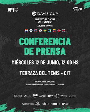 Presentan en el CIT la Zona Americana 3 de la Copa Davis