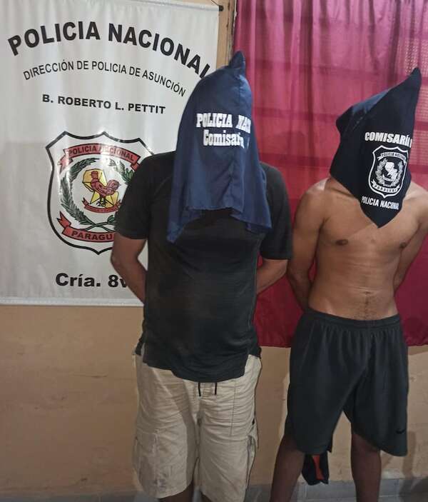 Padre e hijo aprehendidos por robo agravado en Asunción - Policiales - ABC Color