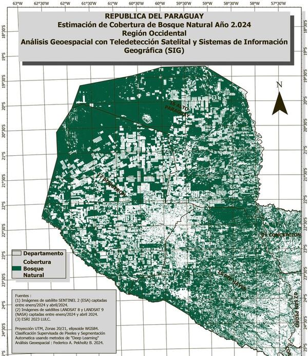 Chaco tiene 79% de bosque nativo - Economía - ABC Color