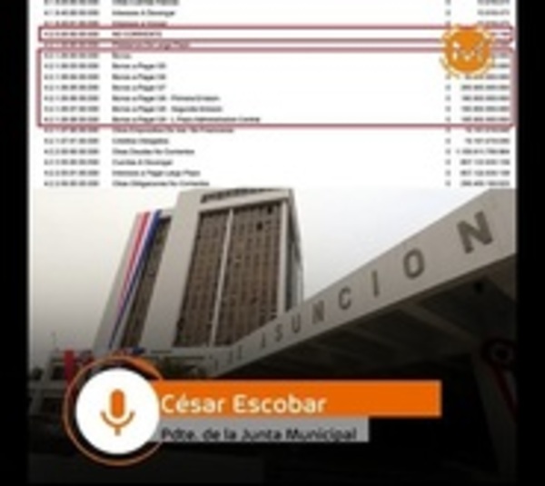 Concejal admite que dinero de bonos "no está donde debía" - Paraguay.com