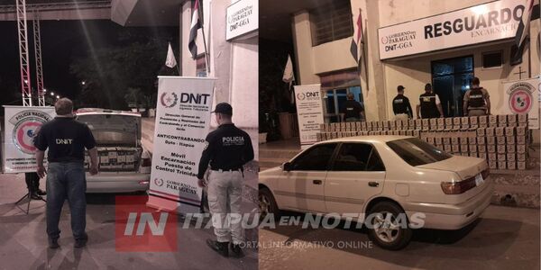 INCAUTARON VEHÍCULO CON MERCADERÍAS DE CONTRABANDO EN SAN RAFAEL DEL PARANÁ - Itapúa Noticias