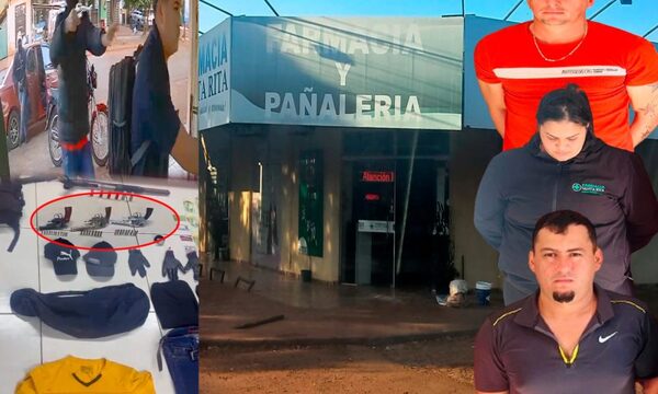Empleada infiel y dos hombres detenidos tras violento asalto a cobrador de farmacia – Diario TNPRESS