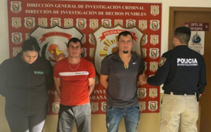 Detienen a empleada infiel y a sus dos cómplices tras asalto a cobrador de farmacia