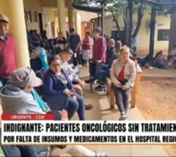 Pacientes con cáncer sin tratamiento por falta de insumos en CDE - Paraguay.com
