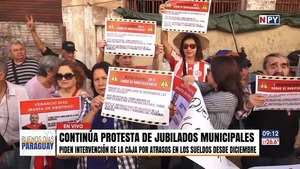 Jubilados municipales exigen saber qué pasó de los aportes de sus vidas - Noticias Paraguay