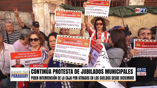 Jubilados municipales exigen saber qué pasó de los aportes de sus vidas - Noticias Paraguay