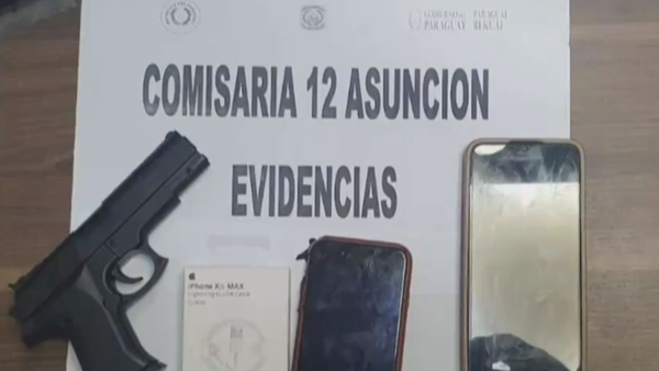 Policía detiene a pareja que asaltó a conductor de plataforma de viajes en Asunción