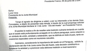 Piden que el 4 de junio sea el “Día del Asado” en Franco