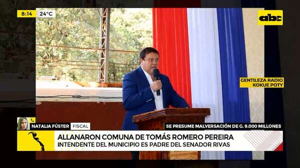 Presunta malversación en comuna administrada por el papá de Hernán Rivas - ABC Noticias - ABC Color